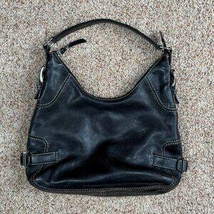 Michael Kors Black Leather Hobo Bag